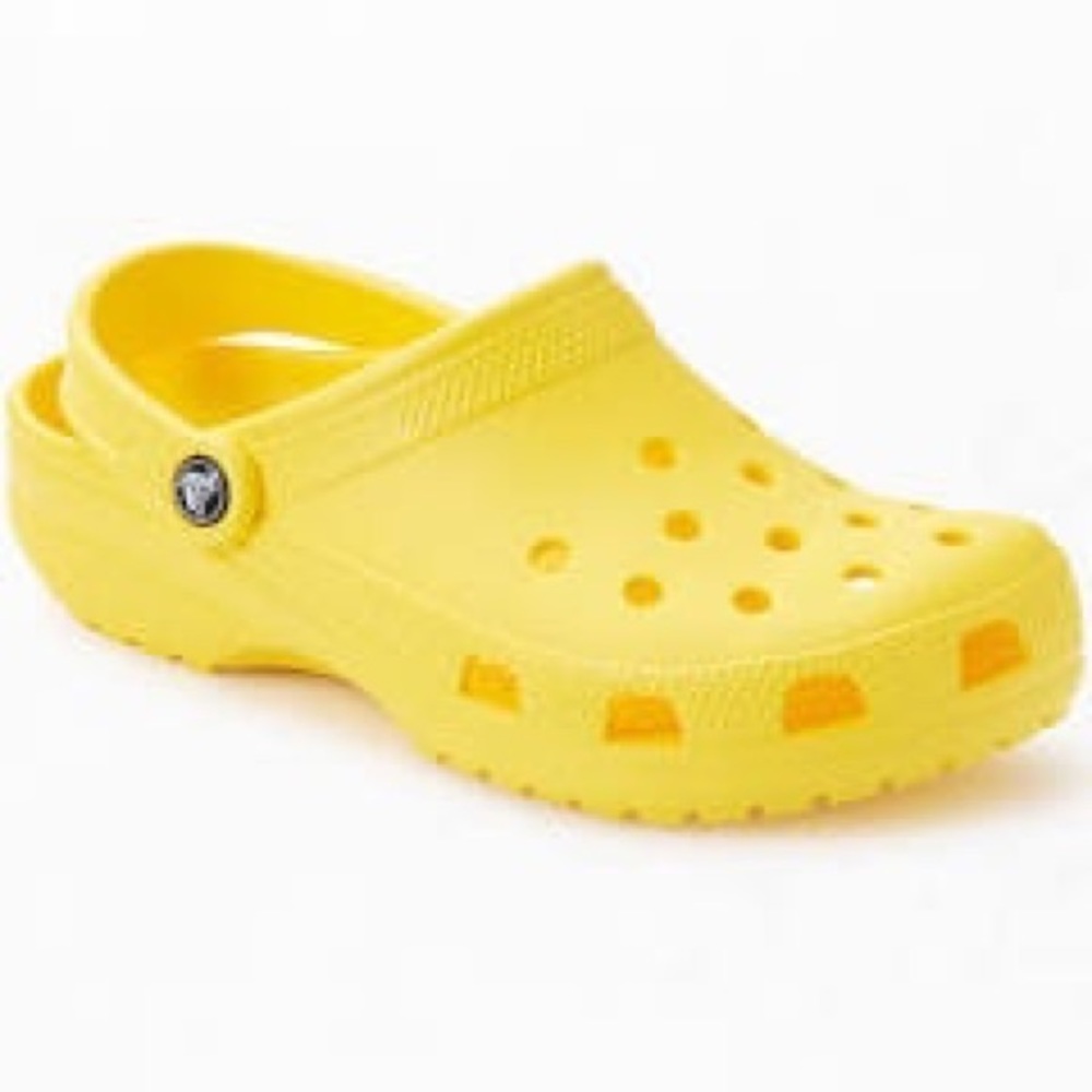 Yellow Crocs-size 6